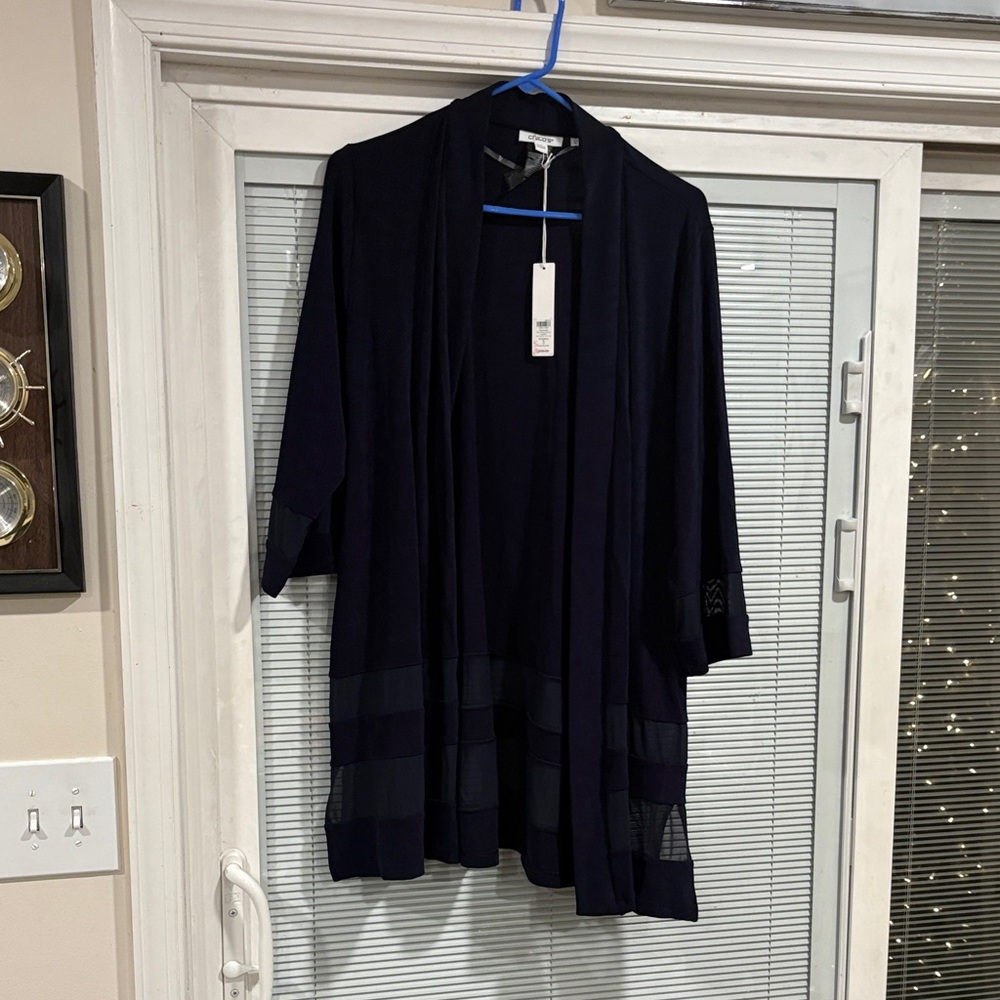 Chico's Dark Blue Knit Ensemble - Picture 4 of 5
